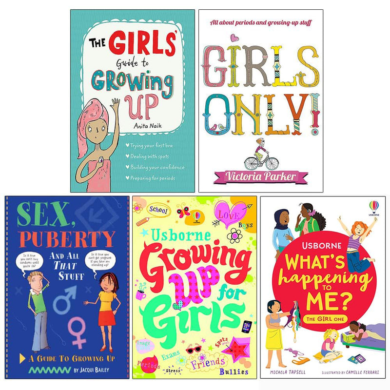 ["9789124200060", "anita naik the girls guide to growing up", "books on being a teen for young adults", "Books on Maturing", "Children Books on Visiting the Doctor", "Childrens Books on Biology", "Childrens Books on Emotions & Feelings", "Childrens Books on Maturing", "Childrens Books on Visiting the Doctor", "Childrens Nonfiction on Sexuality & Pregnancy", "Childres Books on Visiting the Doctor", "facts of life", "Felicity Broo", "Girls Edition", "Girls Guide to Growing Up", "girls only", "Girls Only! All About Periods and Growing-Up Stuff", "Growing Up for Girls", "Jacqui Bailey", "Medical Teaching Aids", "puberty", "Puberty and All That Stuff", "Puberty book", "puberty books for girls", "puberty girls", "puberty guide", "puberty guide for girls", "Sex", "Susan Meredith", "the girls guide to growing up", "the girls guide to growing up by anita naik", "The Girls' Guide to Growing Up: the best-selling puberty guide for girls", "usborne", "usborne book collection", "Usborne Book Collection Set", "usborne book set", "usborne books", "usborne collection", "usborne growing up for girls", "usborne series", "usbourne", "usbourne books", "Victoria Parker", "What's Happening To Me? The Girl One"]