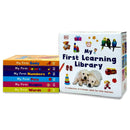 DK My First Learning Library 6 Books Set (Body, Colours, Numbers, Pets, Shapes, Words)