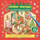 Sticker Therapy: Cosy Christmas Creations: Design your own miniature 3D scenes | Over 150 stickers to create the cutest and cosiest festive rooms