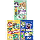 The Famous Series 3 Books Collection Set By Jen Carney (The Day My Dog Got Famous, The Day My School Got Famous and The Day My Brother Got Famous)