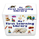 DK My First Learning Library 6 Books Set (Body, Colours, Numbers, Pets, Shapes, Words)