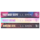 Forbidden Love Series by L.J. Shen 3 Books Collection Set (Truly Madly Deeply, Wildest Dreams and Handsome Devil)