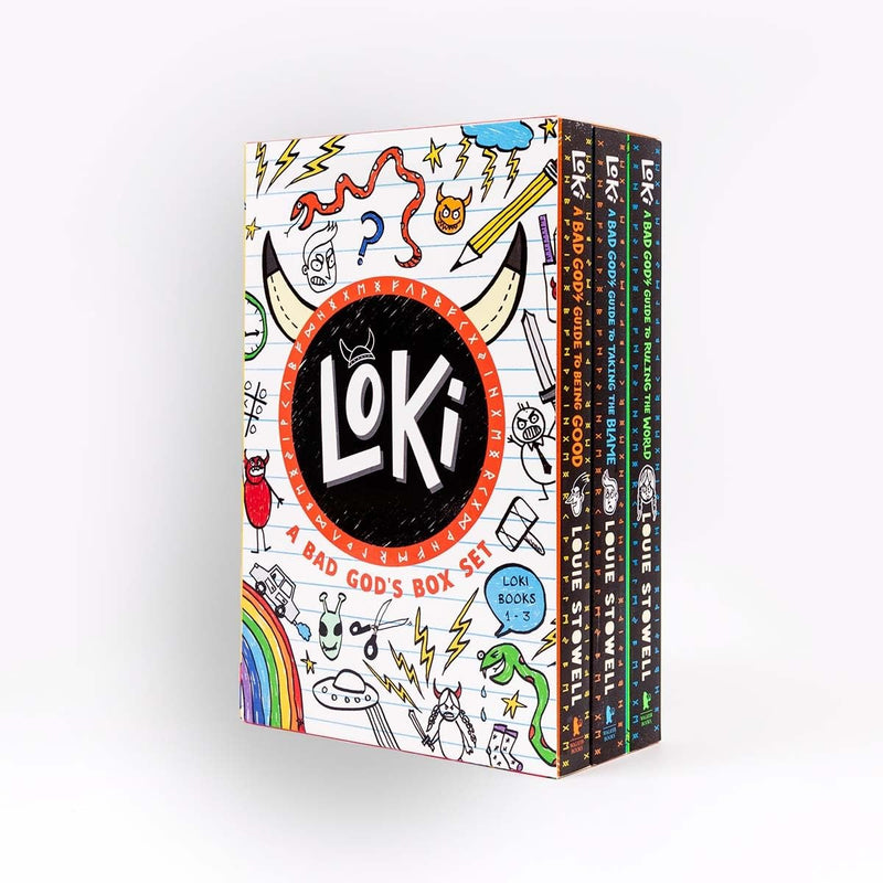 ["A Bad Gods Guide", "Being Good", "best childrens books", "Bestselling Children Book", "books for childrens", "children book set", "children books", "children collection", "children fiction", "children fiction books", "children humour", "children humour books", "childrens books", "Humour Books", "Humour For Children", "Loki", "Louie Stowell", "Ruling the World", "Taking the Blame"]
