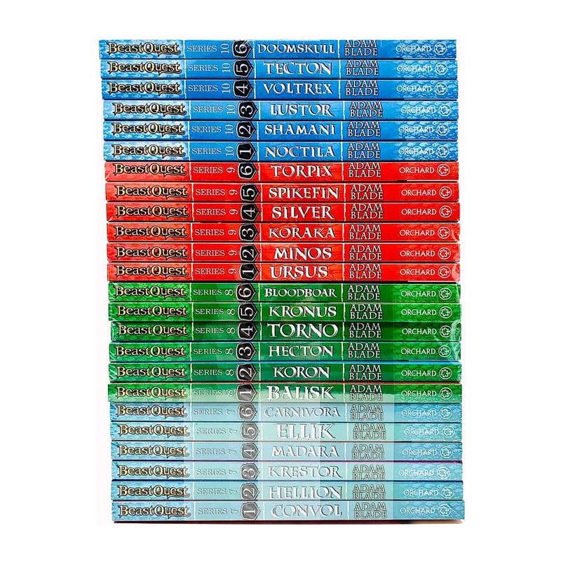 ["9789123956807", "balisk", "beast quest", "beast quest book collection", "beast quest books", "beast quest books set", "beast quest box set", "beast quest collection", "beast quest series 10", "beast quest series 7", "beast quest series 8", "beast quest series 9", "bloodboar", "carnivora", "children box set", "children gift set", "childrens books", "convol", "doomskull", "ellik", "hecton", "hellion", "junior books", "koraka", "koron", "krestor", "kronus", "lustor", "madara", "minos", "noctila", "shamani", "silver", "spikefin", "tecton", "torno", "torpix", "ursus", "voltrex"]
