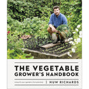 Huw Richards Collection 3 Books Set (Veg in One Bed, Grow Food for Free & The Vegetable Grower's Handbook)