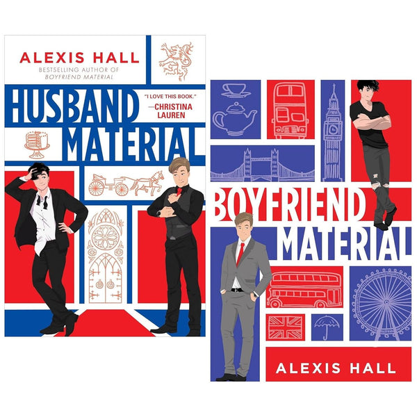 Boyfriend Material Series 2 Books Collection Set by Alexis Hall (Boyfriend Material & Husband Material)