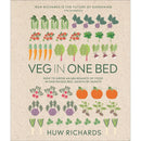 Huw Richards Collection 3 Books Set (Veg in One Bed, Grow Food for Free & The Vegetable Grower's Handbook)
