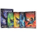 Skandar Series 5 Books Collection Set By A.F. Steadman (Skandar and the Spirit War [Hardback], Skandar and the Chaos Trials, Skandar and the Phantom Rider, The Unicorn Thief and The Skeleton Curse)