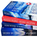 Fredrik Backman Beartown Collection 4 Books Set | Contemporary Literary Fiction (The Winner, Us Against You, Beartown, Anxious People)
