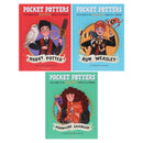 Harry Potter: Pocket Potters by J.K. Rowling Illustrated 3 Books Collection Set (Harry Potter, Ron Weasley and Hermione Granger)