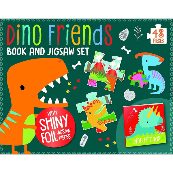 Dino Friends Book and Jigsaw Box Set
