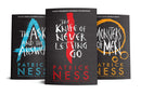 Chaos Walking Trilogy Series Collection by Patrick Ness 3 Books Set (The Knife of Never Letting Go, The Ask and the Answer, Monsters of Men)
