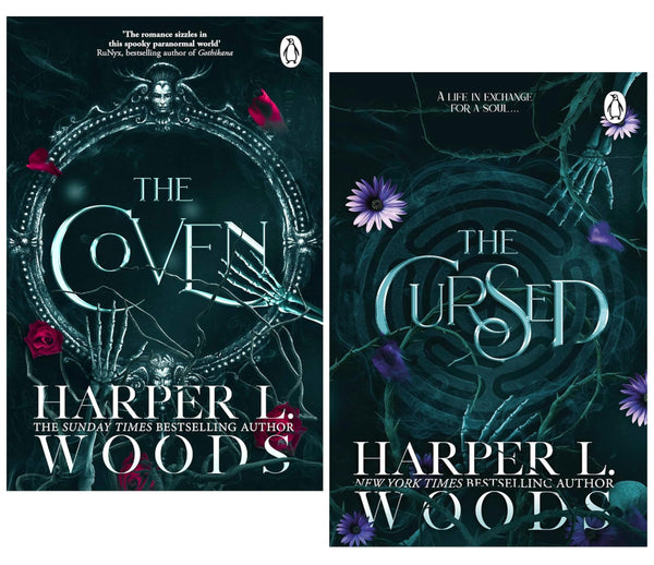 Coven of Bones Series by Harper L. Woods 2 Books Collection Set (The Coven and The Cursed)
