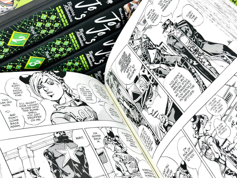 ["9780113760008", "9780678464441", "9781637990957", "books for childrens", "childrens books", "comics books", "graphic novel books", "hirohiko araki", "hirohiko araki books", "hirohiko araki books collection", "jojo bizarre", "jojo bizarre adventure", "jojo bizarre adventure book collection", "jojo bizarre adventure books", "jojo bizarre adventure books collection", "jojo bizarre adventure part 6", "jojo bizarre adventure part 6 stone ocean", "manga", "ranga", "Stone Ocean", "Stone Ocean series", "stone ocean volume 1", "stone ocean volume 2", "stone ocean volume 3", "stone ocean volume 4", "stone ocean volume 5", "young adults"]
