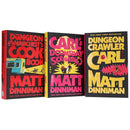 Dungeon Crawler Carl Series by Matt Dinniman 3 Books Collection Set (Books 1-3) (Dungeon Crawler Carl, Carl's Doomsday Scenario and The Dungeon Anarchist's Cookbook)