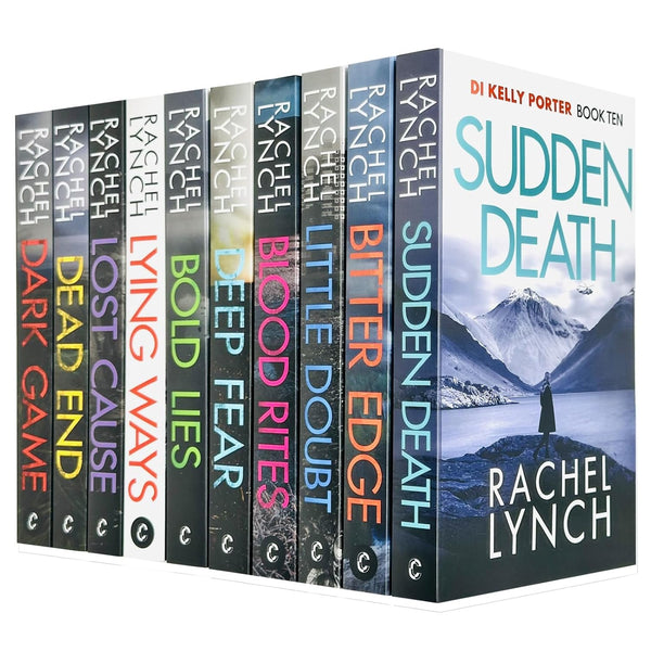 Rachel Lynch Series Di Kelly Porter 10 Books Collection Set, (Dead End, Dark Game, Bitter Edge, Blood Rites, Deep Fear, Bold Lies, Little Doubt, Lost Cause, Lying Ways, Sudden Death)