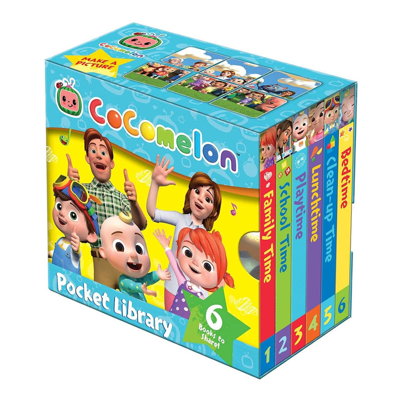 ["9780755504039", "baby", "Baby and Toddler", "Baby and Toddlers books", "baby book", "baby books", "Bedtime", "children books", "childrens books", "Childrens Books (0-3)", "clean-up time", "cocomelon", "cocomelon books", "cocomelon collection", "CoComelon for pre-schoolers", "cocomelon pocket library", "cocomelon set", "family time", "lunchtime", "playtime", "pocket library", "school time", "touch feel baby books"]