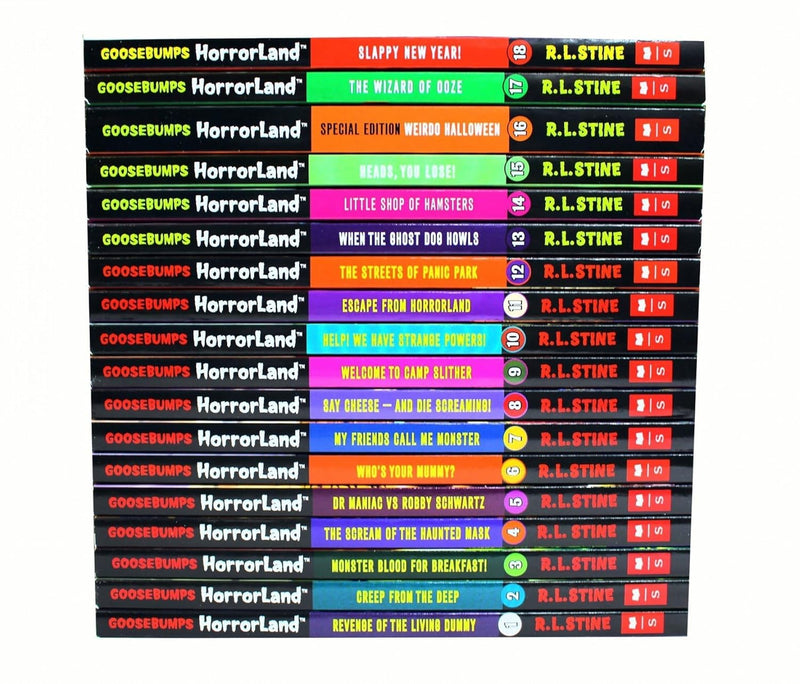 rl stine books Goosebumps Horrorland Series Collection R L Stine