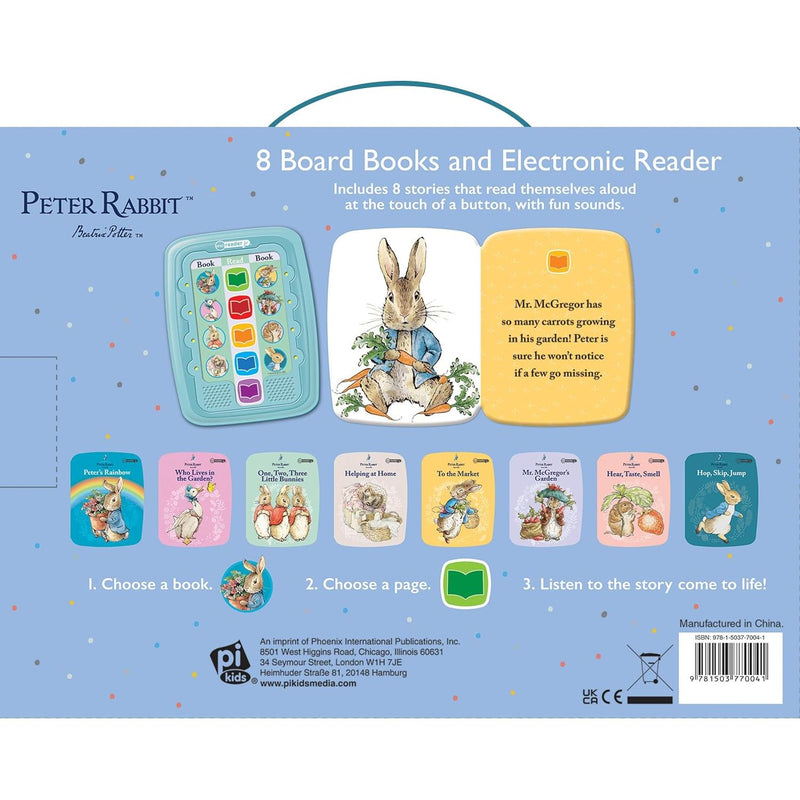 ["9781503770041", "Cars", "children books", "children picture storybooks", "Children Storybooks", "childrens books", "Childrens Books (3-5)", "electronic reader", "Interactive & activity books & packs", "Interactive book", "interactive books", "me reader books", "me-reader", "Peter Rabbit", "Peter Rabbit Books", "Peter Rabbit Collection", "Peter Rabbit me reader", "Peter Rabbit storybook", "pi kids", "Picture Storybook", "picture storybooks", "sound book", "storybook", "The World of Peter Rabbit"]