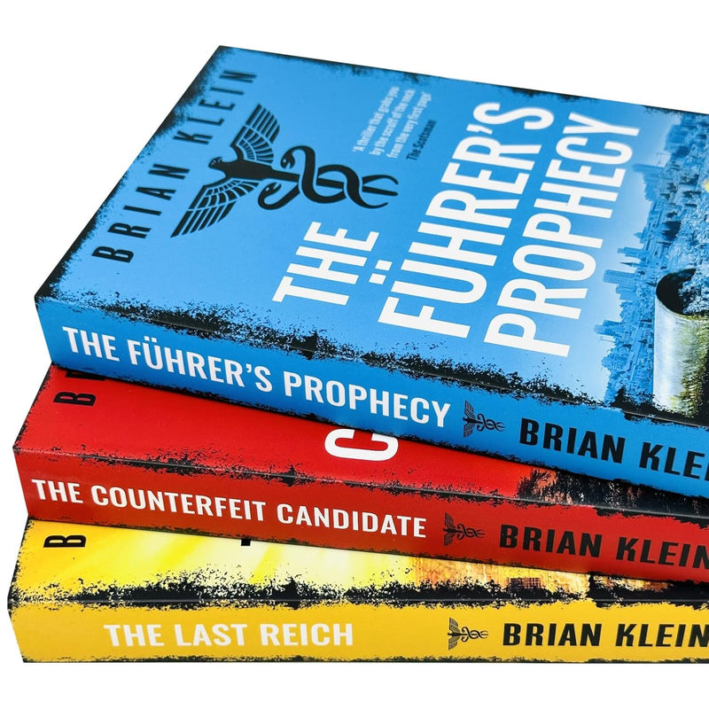 ["9789124333249", "adult fiction", "Adult Fiction (Top Authors)", "adult fiction book collection", "adult fiction books", "adult fiction collection", "Brian Klein", "Brian Klein books", "Brian Klein collection", "Brian Klein reich trilogy", "Brian Klein set", "Historical", "Historical Books", "historical fiction", "historical fiction books", "historical thrillers", "Historical Thrillers Books", "second world war", "The Counterfeit Candidate", "The Führer's Prophecy", "The Last Reich", "The Reich Trilogy", "third reich", "world war", "World War 2", "World War II", "world war two"]