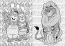 Disney: Animals Colouring | Over 90 Pictures Featuring Iconic Disney Characters