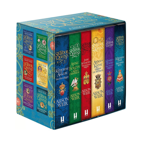 The Six Tudor Queens Box Set 6 Books Collection Set (Katherine of Aragon, Jane Seymour, Anne Boleyn, Anna of Kleve, Katheryn Howard, Katharine Parr)