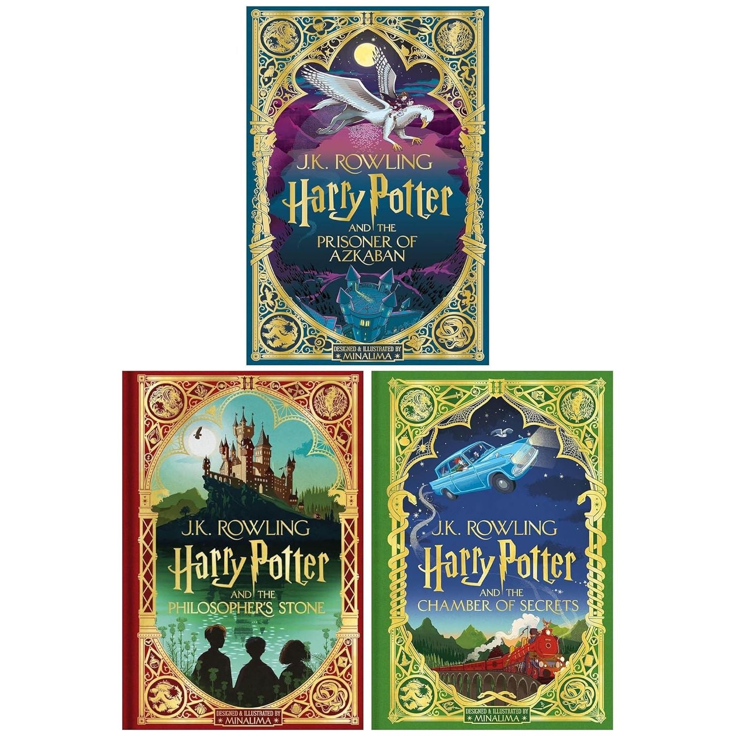 Harry Potter Mina Lima Edition Series Collection 2 Books Set by