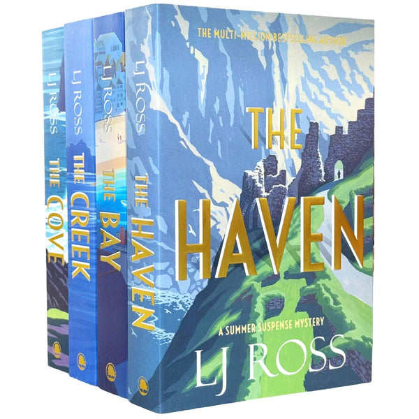 The Summer Suspense Mysteries Series by LJ Ross 4 Books Collection Set