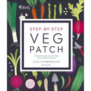 RHS Step-by-Step Veg Patch By Lucy Chamberlain & RHS Small Garden Handbook By Andrew Wilson 2 Books Collection Set