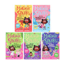 Maggie Sparks Series 5 Books Collection Set: A Witch and her Adventures with Aliens, Monsters, Slime and more by Steve Smallman (Free Audio Book)