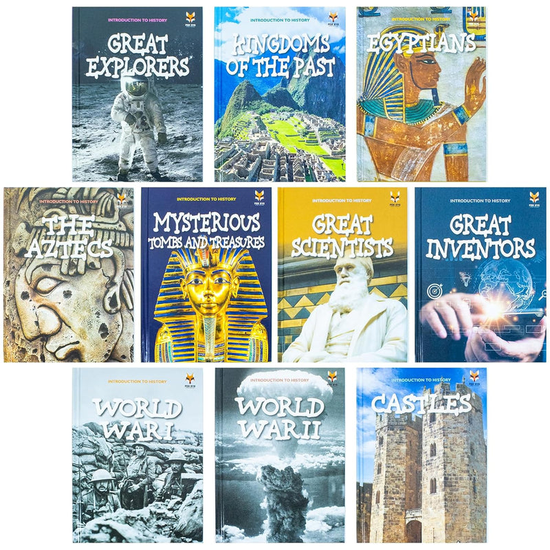 ["aztecs", "children educational books", "childrens books", "Childrens Books (7-11)", "Childrens Educational", "educational book", "educational books", "educational resources", "fox eye", "fox eye publishing", "Great Explorers", "Great Inventors", "Great Scientist", "History", "history books", "history for children", "introduction to", "introduction to series", "jasmine brooke", "jasmine brooke books", "jasmine brooke collection", "jasmine brooke set", "non fiction for children", "Word War I", "World War II"]