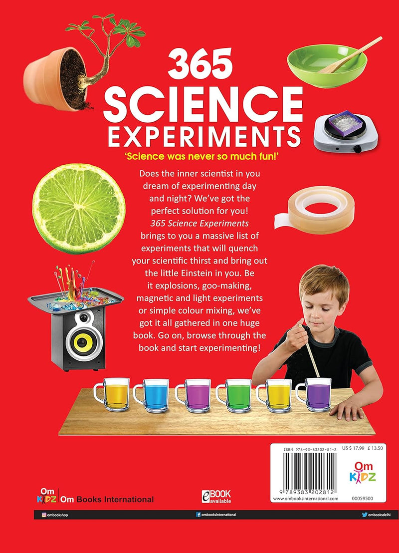 ["365 Science Experiments", "9789383202812", "Book on Science Experiments", "Books on Science", "Books on Science Experiments & Projects", "Books on Science Projects", "children books", "Children Books (14-16)", "children science books", "Children's Books on Science Experiments & Projects", "childrens books", "Childrens Books (11-14)", "Childrens Books (5-7)", "Childrens Books (7-11)", "Childrens Educational", "nature education", "Science", "Science & Technology Books for Young Adults", "Science books", "science education", "Science Exercise Book", "Science Experiments"]