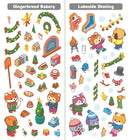 Sticker Therapy: Cosy Christmas Creations: Design your own miniature 3D scenes | Over 150 stickers to create the cutest and cosiest festive rooms