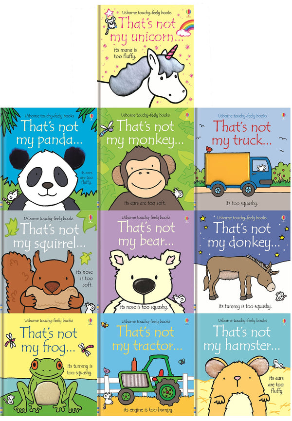 Thats Not My Toddlers 10 Books Collection Set Pack Fiona Watt (Touchy-Feely Board Books)