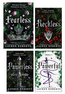 The Powerless Trilogy By Lauren Roberts 4 Books Collection Set (Fearless [Hardback], Powerless, Powerful and Reckless)