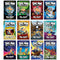 Dog Man Series 1-12 Books Collection Set By Dav Pilkey (Dog Man, Unleashed, Tale Of Two Kitties, Dog Man and Cat Kid, Lord of The Fleas, Brawl of The Wild, For Whom The Ball Rolls, Fetch-22 &amp; More)