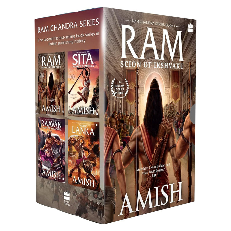 ["9789356294530", "adult fiction", "Adult Fiction (Top Authors)", "adult fiction books", "adult fiction collection", "amish tripathi", "amish tripathi books", "amish tripathi collection", "amish tripathi set", "hindu", "hinduism", "Historical", "historical fantasy", "historical fiction", "indian", "indian legends", "indian myths", "Raavan : Enemy of Aryavarta", "Ram - Scion of Ikshvaku", "ram chandra", "ram chandra books", "ram chandra series", "Sita - Warrior of Mithila", "War of Lanka"]
