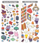 Sticker Therapy: Cosy Creepy Creations: Design your own miniature 3D scenes | Over 150 stickers to create the cutest, creepiest, and cosiest rooms