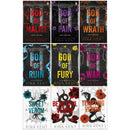 Legacy of Gods and Vipers Series Dark Romance by Rina Kent 9 Books Set (God of War, God of Malice, God of Wrath, God of Pain, God of Ruin, God of Fury, Beautiful Venom, Sweet Venom and Tempting Venom)