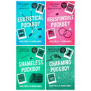The Puckboys Series by Saxon James and Eden Finley 4 Books Collection Set (Egotistical Puckboy, Irresponsible Puckboy, Shameless Puckboy and Charming Puckboy)