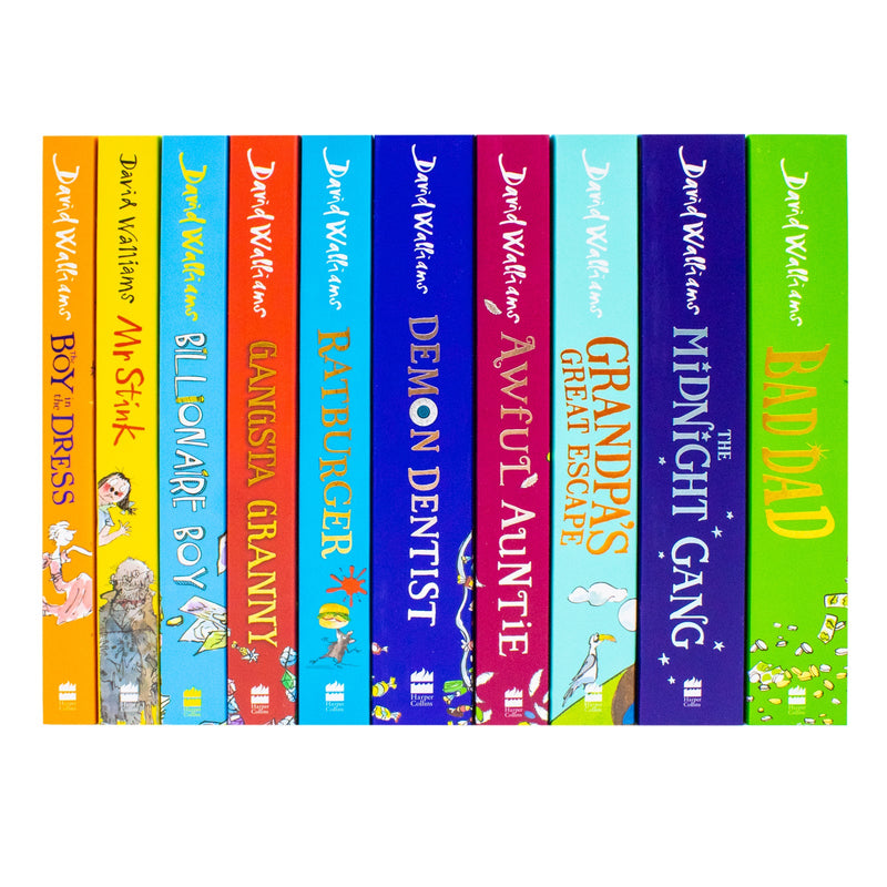 David Walliams 洋書 10冊セット CD付き The World Of David Walliams Terrific Ten 10 Books Collection Box Set