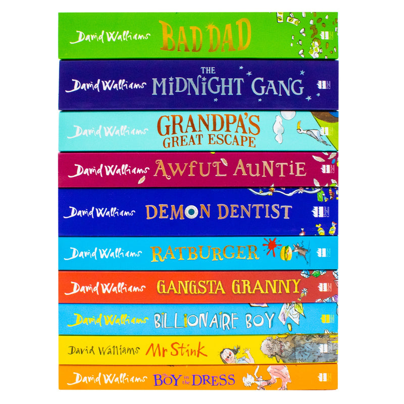 The World Of David Walliams Terrific Ten 10 Books Collection Box Set