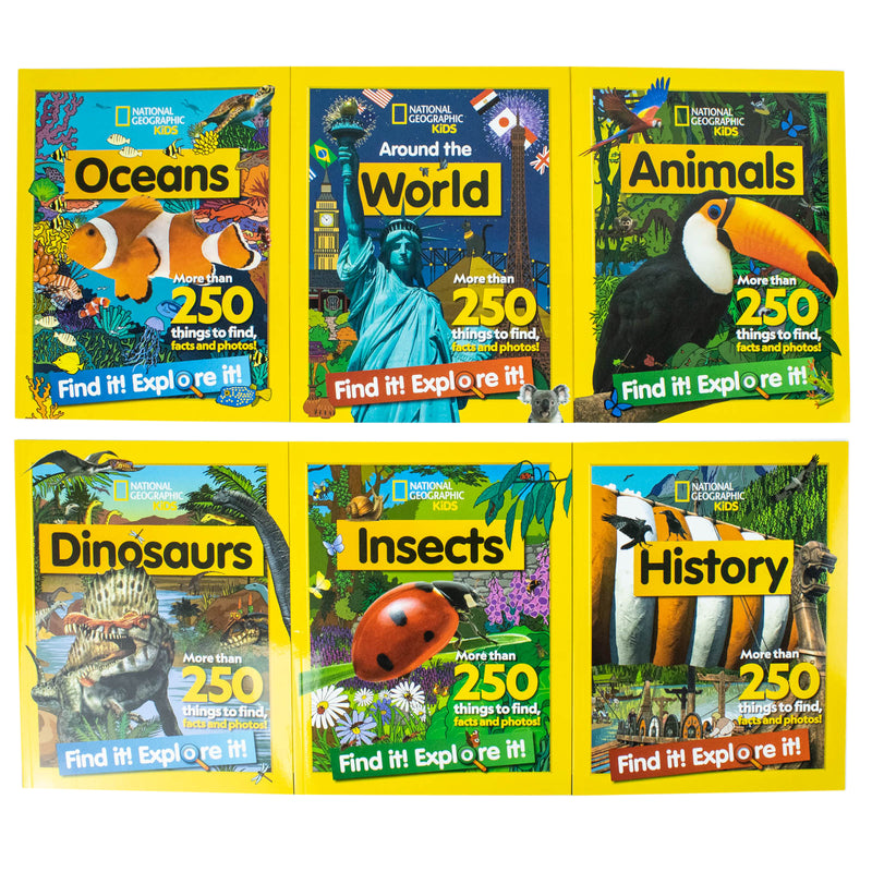 ["250 things to find book", "9780008652005", "Animal facts book", "Animal kingdom exploration books", "Animals book set", "Around the World kids books", "Books for curious kids", "Children's educational books", "Children’s nonfiction", "Dinosaur exploration books", "Dinosaur facts", "Dinosaurs books for kids", "Early learning books for kids", "Educational kids books", "Explore it books", "Fun educational books for kids", "Fun facts books for kids", "Fun facts for kids", "Fun learning books", "Fun science facts for kids", "Geography books for kids", "History books for children", "History books for kids", "Insect exploration books", "Insects book collection", "Interactive kids books", "Kids adventure books", "Kids book collection", "Kids discovery books", "Kids discovery set", "Kids educational reading", "Kids educational resources", "Kids exploration books", "Kids exploration collection", "Kids facts and photos", "Kids global discovery", "Kids learning series", "Kids nature exploration", "Kids nonfiction books", "Learning books for children", "National Geographic Animals", "National Geographic educational", "National Geographic Kids", "National Geographic Kids collection", "National Geographic Kids discovery", "National Geographic kids series", "National Geographic learning", "Nature and science books", "Nature books for kids", "Ocean facts for kids", "Oceans book set", "Science books for kids", "Wildlife books for kids"]