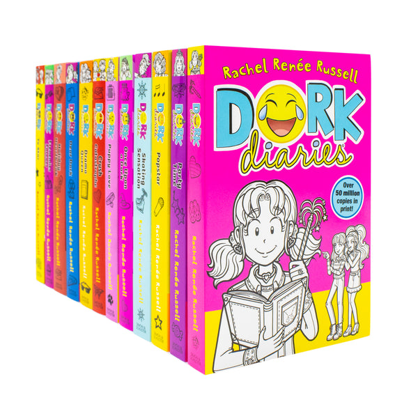 Dork Diaries Series 12 Books Collection Set By Rachel Renee Russell
