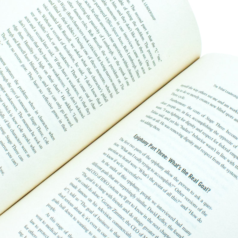 ["9780061251320", "Best leadership books", "business careers", "Business Careers Book", "Business Careers Books", "Business leadership strategies", "Business Psychology", "Dave Logan", "development books", "Halee Fischer-Wright", "John King", "Management", "management techniques", "Marketing", "Memory Improvement", "Organizational skills", "Sales", "Sales & Marketing", "Self Help", "Self Help Memory Improvement", "Team Building", "Tribal Leadership", "Tribal Leadership Leveraging Natural Groups to Build a Thriving Organization", "Workplace Culture"]