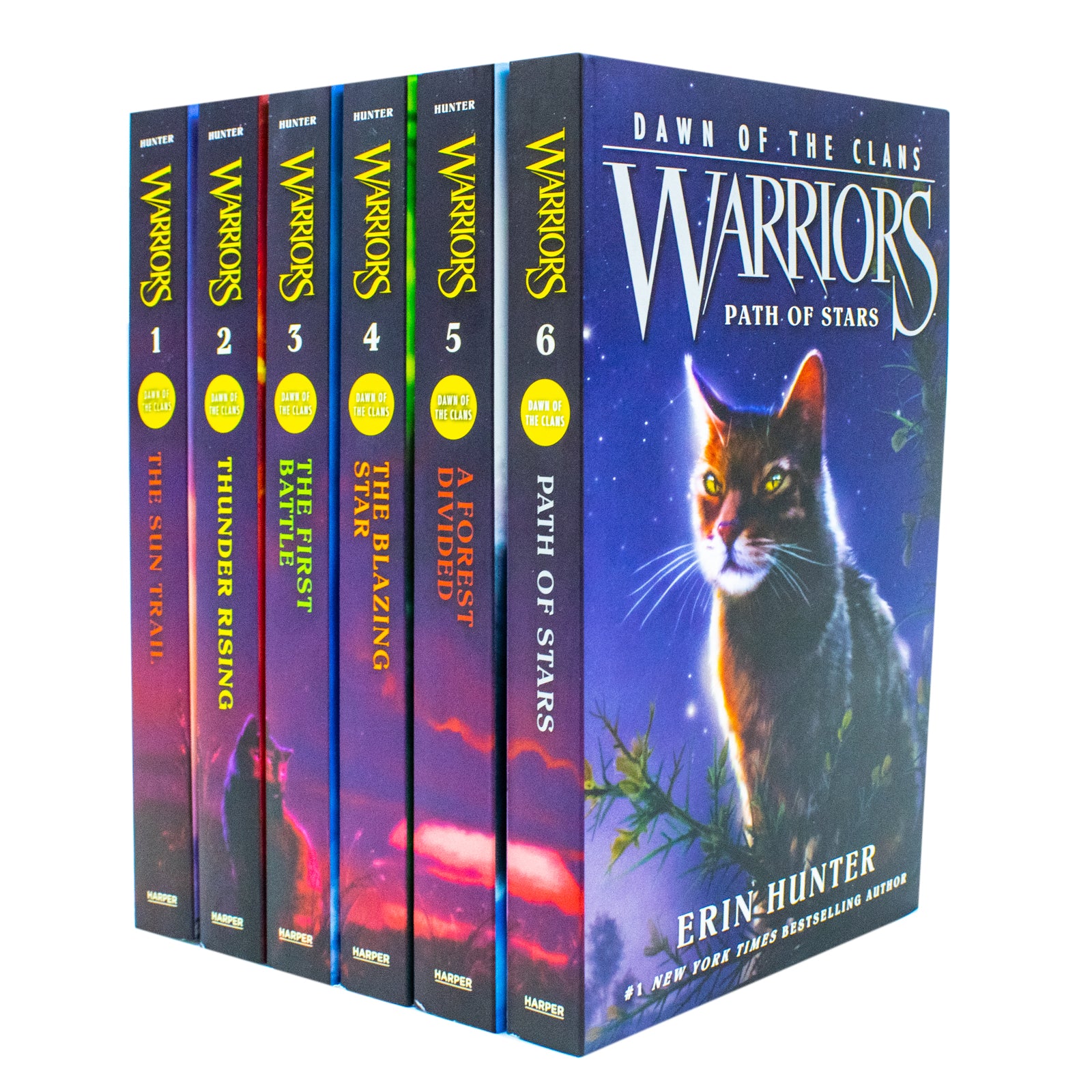 Warriors Cats Series 2 The New Prophecy By Erin Hunter 6 Books Set