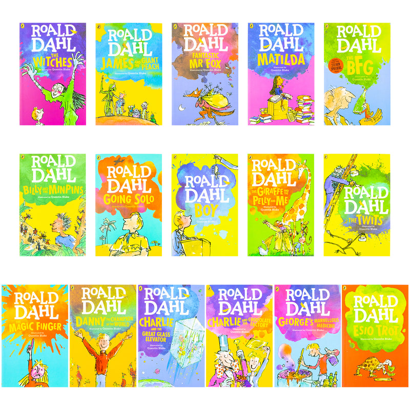 Roald Dahl Collection 16 Books Set Classic Kids | Classic Children's S