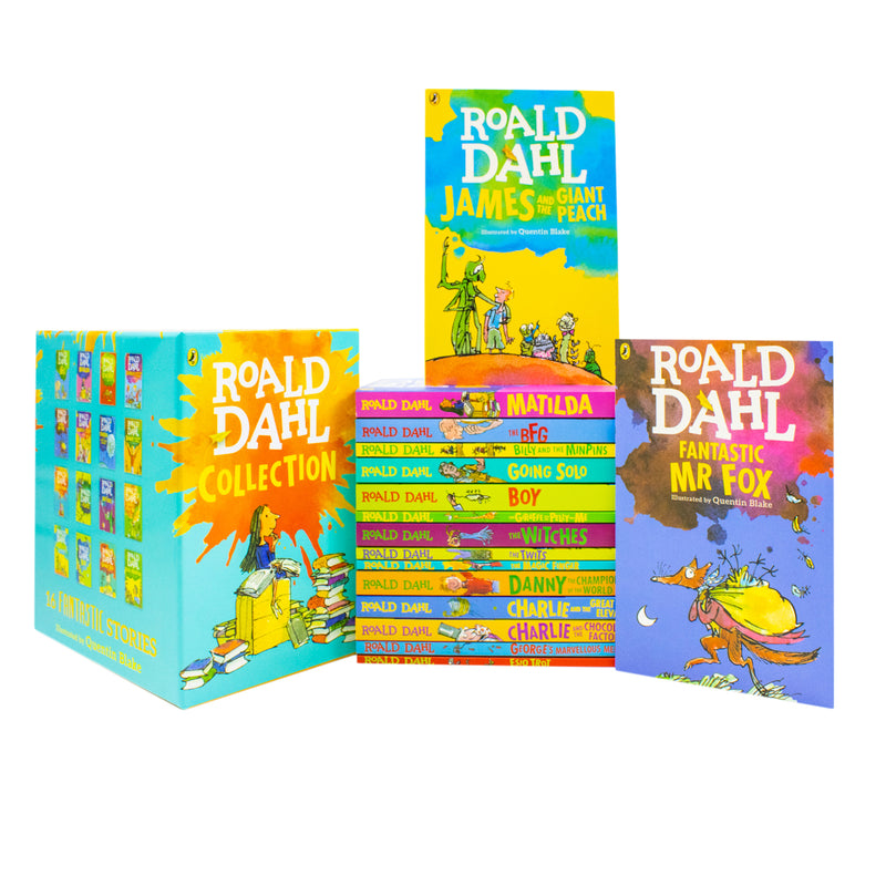 Roald Dahl Collection 16 Books Set Classic Kids | Classic Children's S