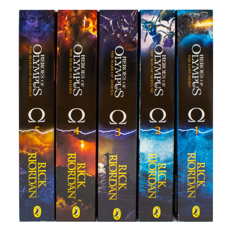 The Heroes of Olympus The Complete 5 Books Set By Rick Riordan