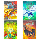 Wings of Fire Graphix 4 Books Box Set (The Dragonet Prophecy, The Lost Heir, The Hidden Kingdom and The Dark Secret)